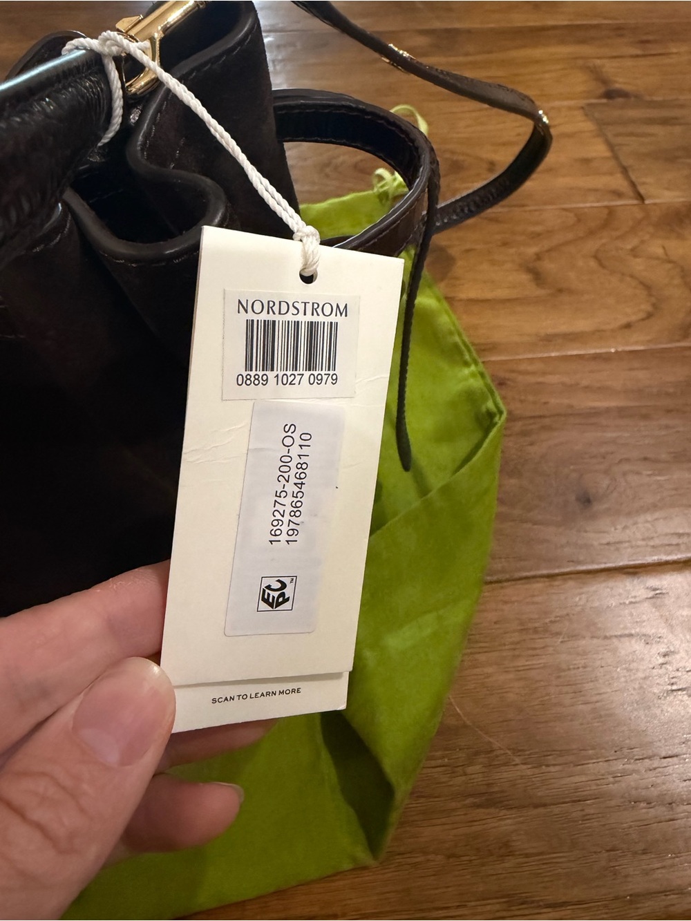 Tory Burch Romy Suede Bucket Bag - Picture 5 of 6